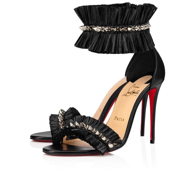 Christian Louboutin Poupedou 100 Sandaletler Sandalet Kadın Siyah | Türkiye NS6-29222V4