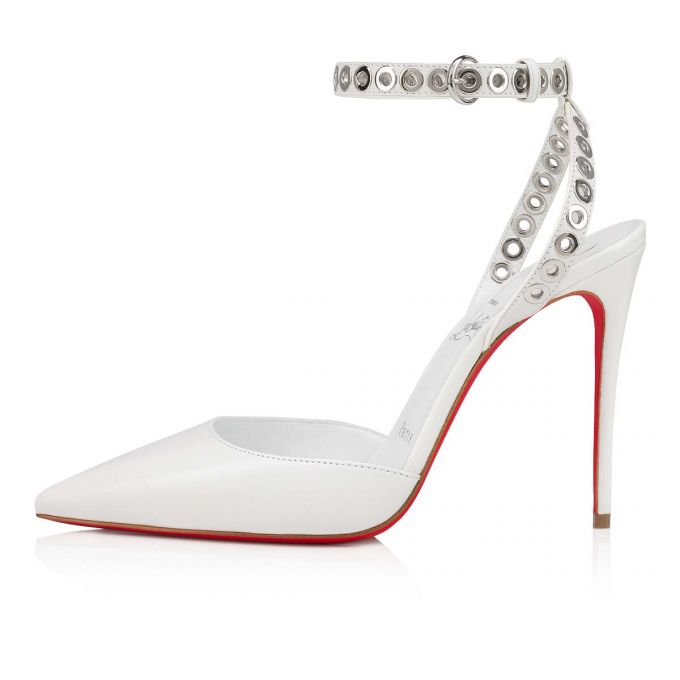 Christian Louboutin Pumpaclou 100 Pumps Stiletto Kadın Beyaz | Türkiye PZ5-50625Z1