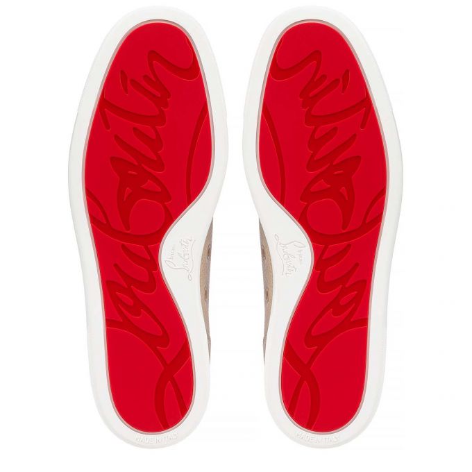 Christian Louboutin Rantulow 000 Calf Sneakers Spor Ayakkabı Erkek Bej Rengi | Türkiye XF6-59715O9