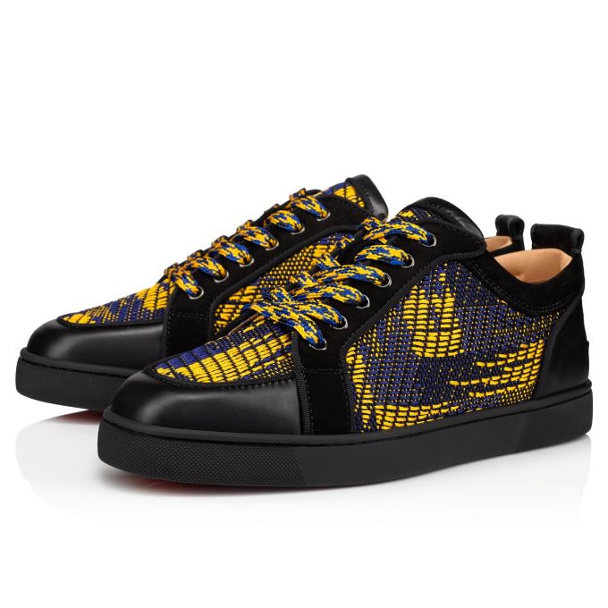 Christian Louboutin Rantulow Orlato Cotton Sneakers Spor Ayakkabı Erkek Siyah Renkli | Türkiye LT0-40044N5