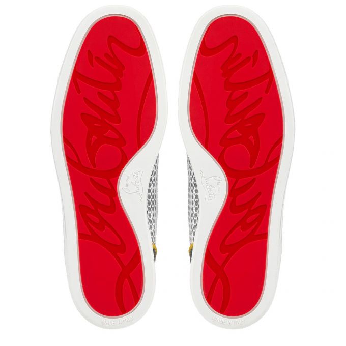 Christian Louboutin Rantulow Orlato Version Creative Fabric Sneakers Spor Ayakkabı Erkek Renkli | Türkiye JI0-43954C6