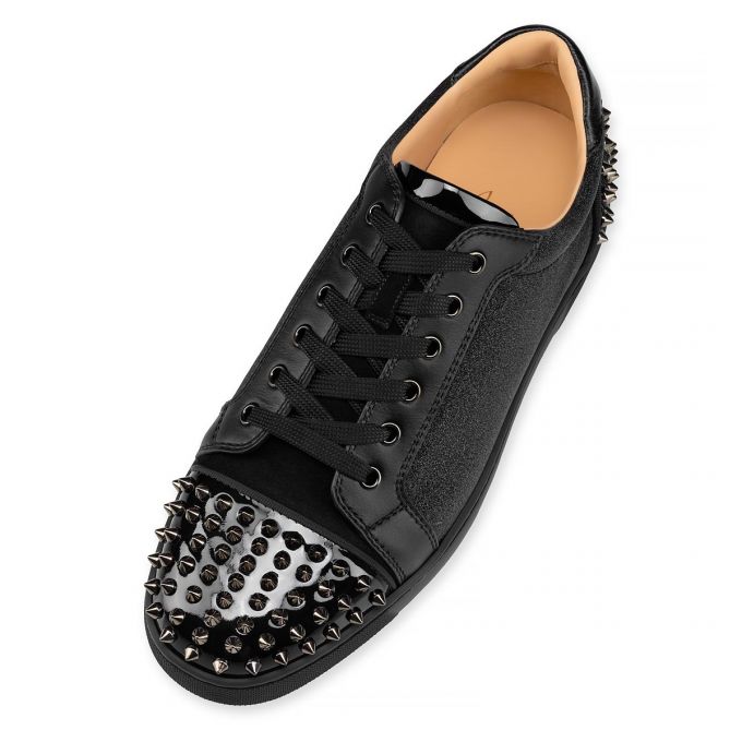 Christian Louboutin Seavaste 2 Creative Leather Sneakers Spor Ayakkabı Erkek Siyah | Türkiye VP2-55395C6