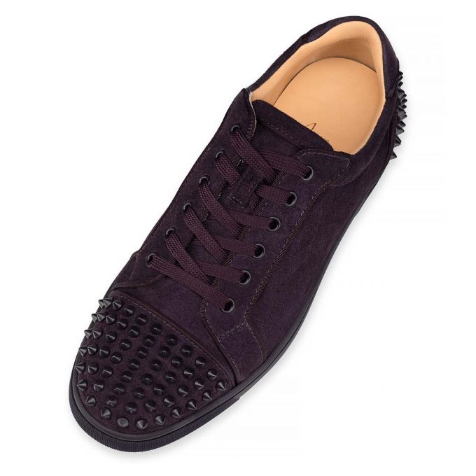 Christian Louboutin Seavaste 2 Orla 000 Mat Veau Velours Sneakers Spor Ayakkabı Erkek Mavi | Türkiye HX5-19651A8