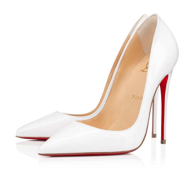 Christian Louboutin So Kate 120 120 Patent Pumps Stiletto Kadın Beyaz | Türkiye XO2-36473D4