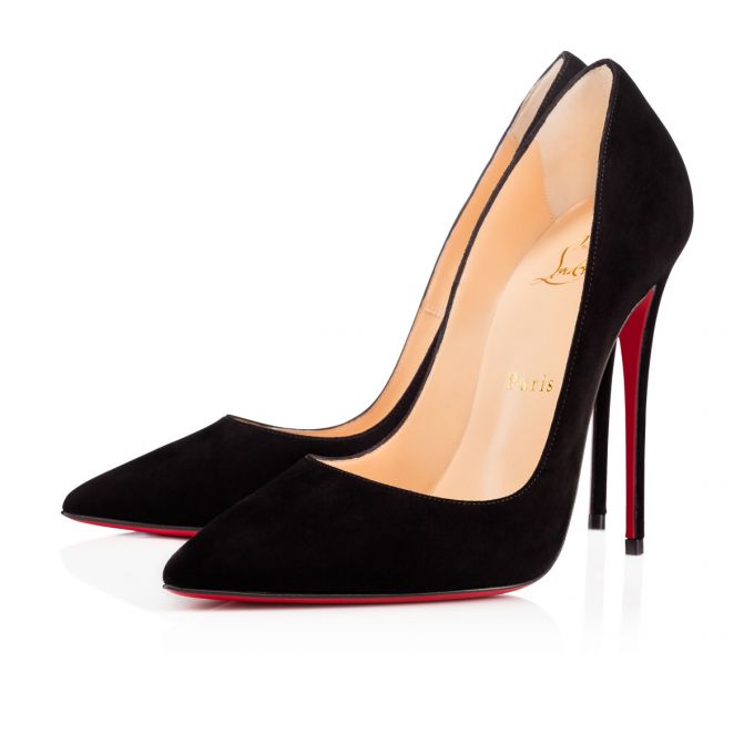 Christian Louboutin So Kate 120 120 Veau Velours Pumps Stiletto Kadın Siyah | Türkiye BS7-91549T6