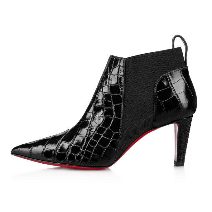 Christian Louboutin Tchakaboot 70 Calf Boots Bot Kadın Siyah | Türkiye YX5-01840R6