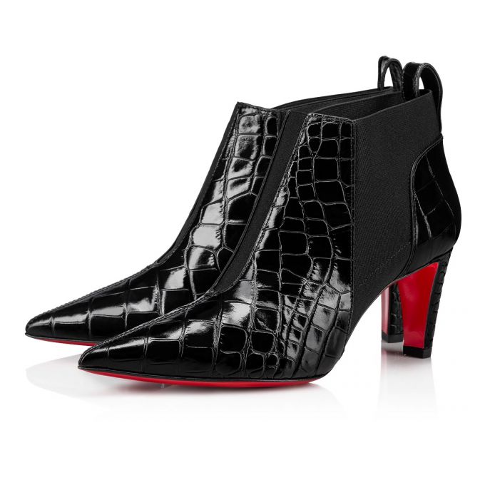 Christian Louboutin Tchakaboot 70 Calf Boots Bot Kadın Siyah | Türkiye YX5-01840R6