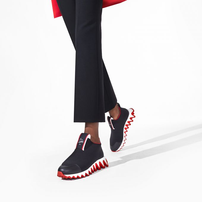 Christian Louboutin Tiketa Calf Sneakers Spor Ayakkabı Kadın Siyah | Türkiye RY0-10971I0