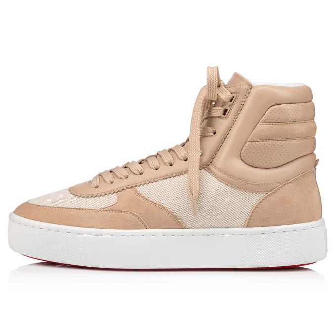 Christian Louboutin Top Rui Calf Sneakers Spor Ayakkabı Erkek Gri | Türkiye MS0-93129M0