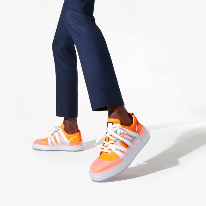 Christian Louboutin Vida Viva Calf Sneakers Spor Ayakkabı Erkek Turuncu | Türkiye MR0-27322F0