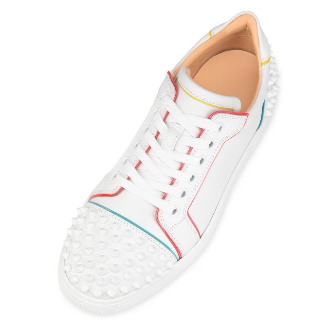 Christian Louboutin Vieira 2 Calf Sneakers Spor Ayakkabı Kadın Beyaz Renkli | Türkiye EZ1-87478H3