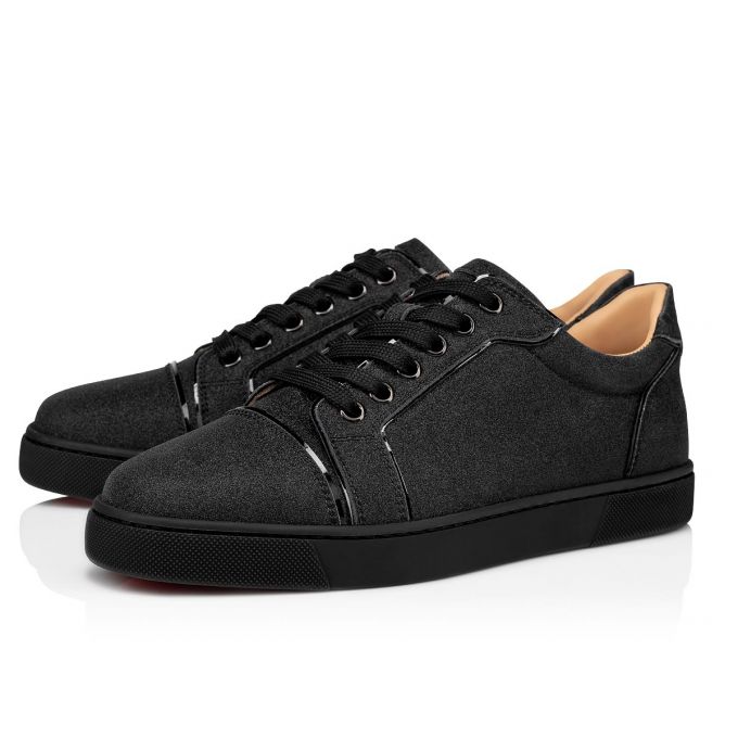 Christian Louboutin Vieira Calf Sneakers Spor Ayakkabı Kadın Siyah | Türkiye ZK2-67196S4