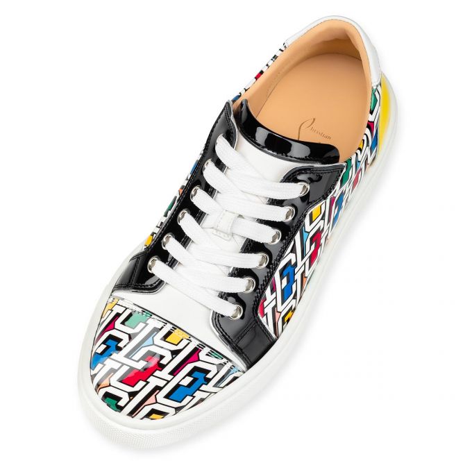 Christian Louboutin Vieirissima Patent Sneakers Spor Ayakkabı Kadın Renkli | Türkiye ES3-62356I9