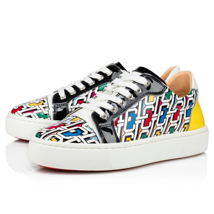 Christian Louboutin Vieirissima Patent Sneakers Spor Ayakkabı Kadın Renkli | Türkiye ES3-62356I9